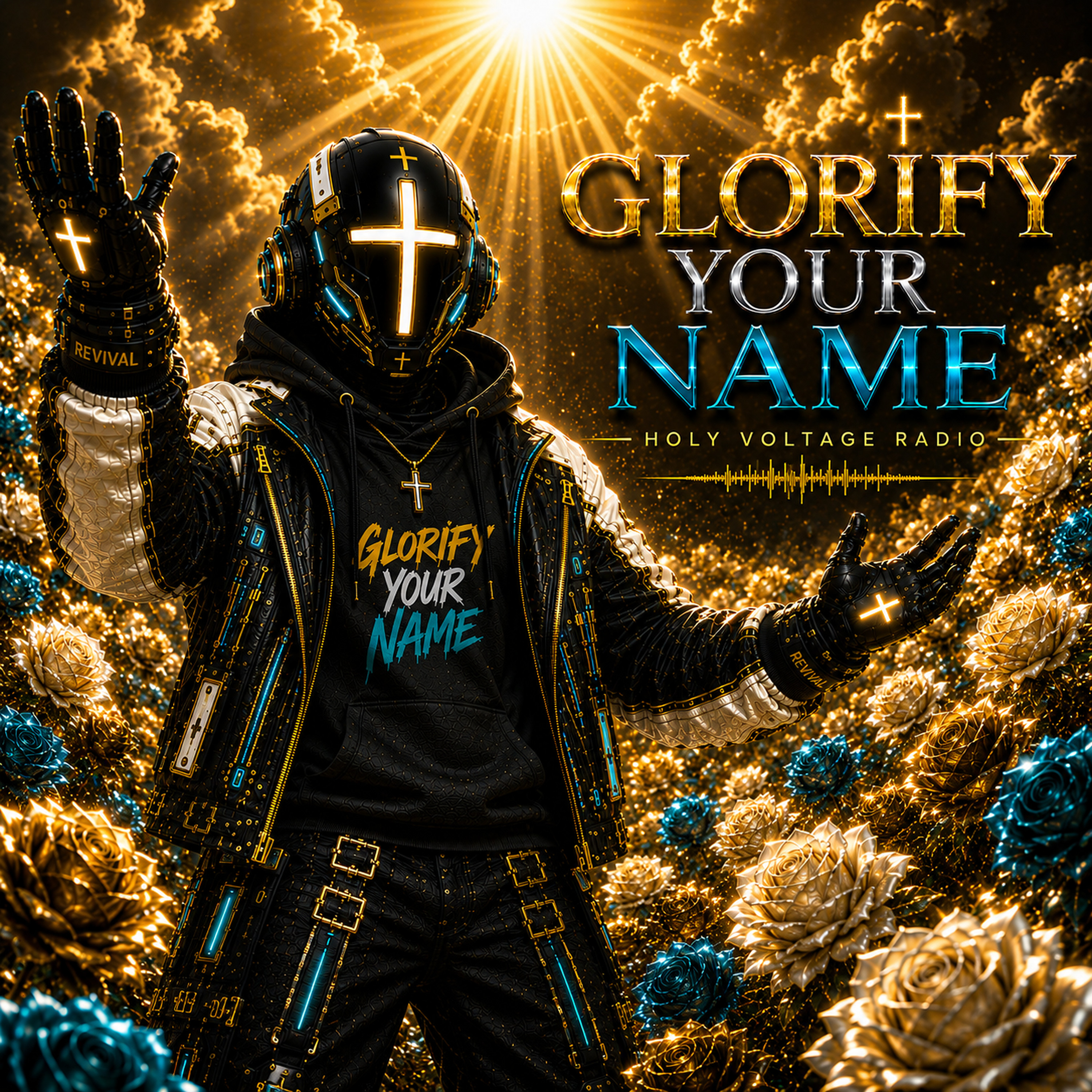 Glorify Your Name album cover by Holy Voltage Radio