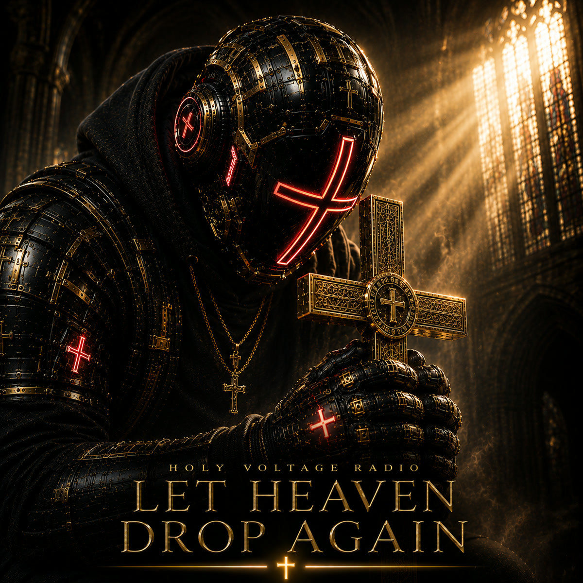 Let Heaven Drop Again album cover art by Holy Voltage Radio